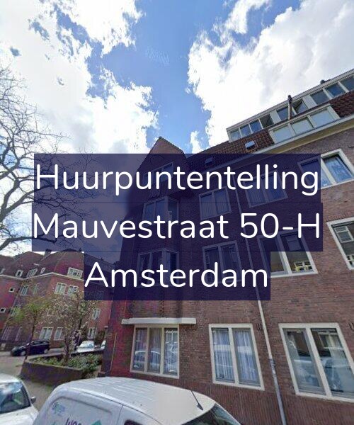 Foto gevel Huurpuntentelling voor Mauvestraat 50-H, Amsterdam