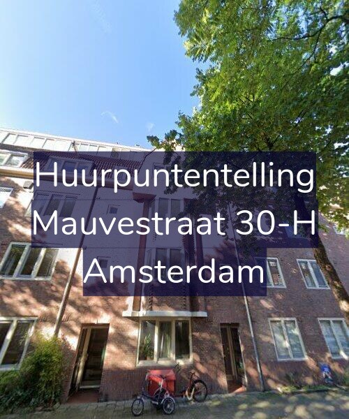 Foto gevel Huurpuntentelling voor Mauvestraat 30-H, Amsterdam