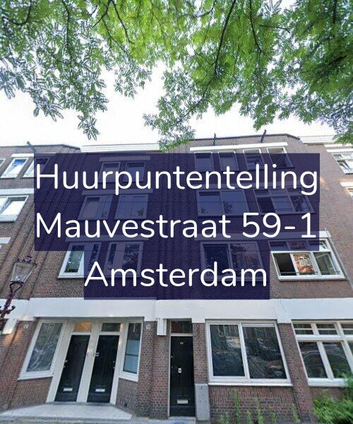Foto gevel Huurpuntentelling voor Mauvestraat 59-1, Amsterdam