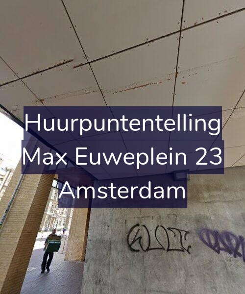 Foto gevel Huurpuntentelling voor Max Euweplein 23, Amsterdam