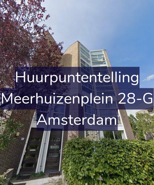 Foto gevel Huurpuntentelling voor Meerhuizenplein 28-G, Amsterdam