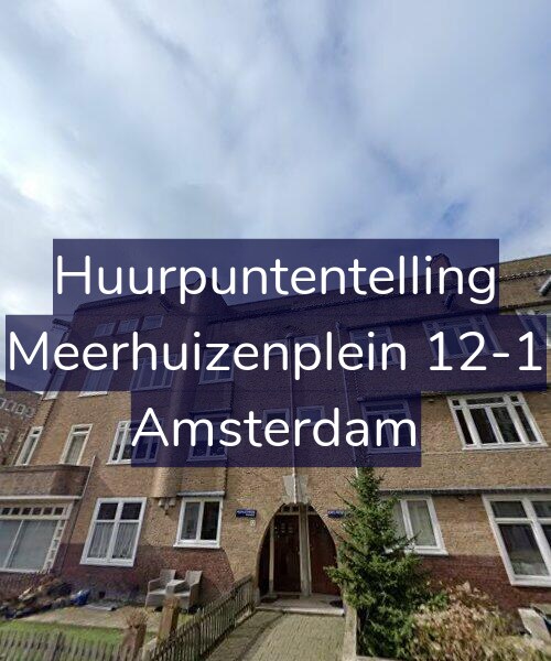 Foto gevel Huurpuntentelling voor Meerhuizenplein 12-1, Amsterdam