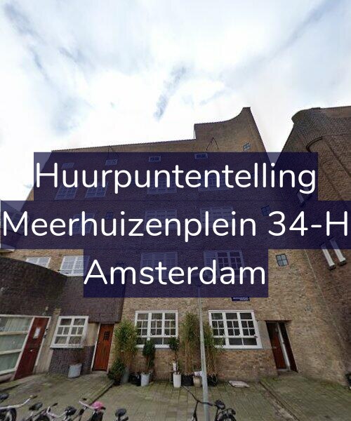 Foto gevel Huurpuntentelling voor Meerhuizenplein 34-H, Amsterdam