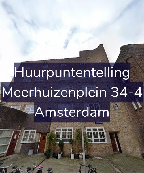 Foto gevel Huurpuntentelling voor Meerhuizenplein 34-4, Amsterdam