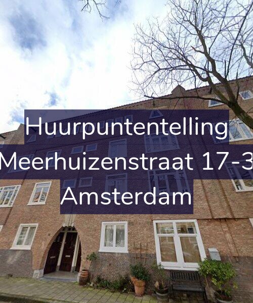 Foto gevel Huurpuntentelling voor Meerhuizenstraat 17-3, Amsterdam