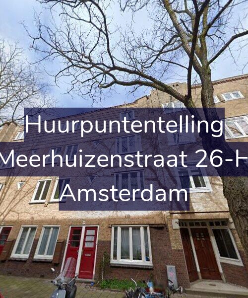 Foto gevel Huurpuntentelling voor Meerhuizenstraat 26-H, Amsterdam
