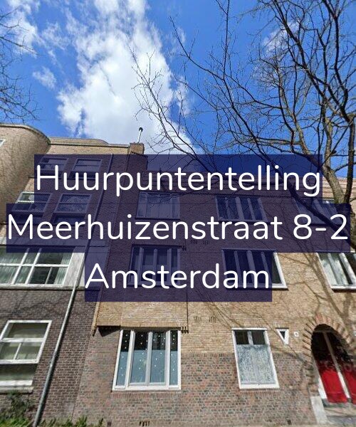 Foto gevel Huurpuntentelling voor Meerhuizenstraat 8-2, Amsterdam