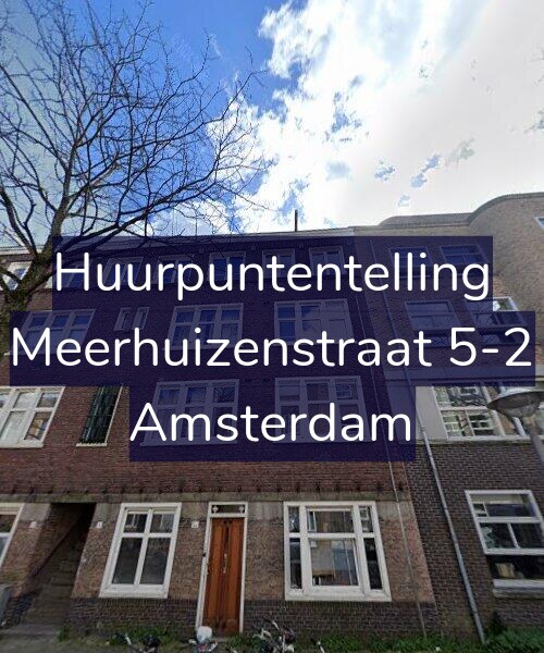 Foto gevel Huurpuntentelling voor Meerhuizenstraat 5-2, Amsterdam