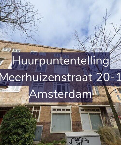 Foto gevel Huurpuntentelling voor Meerhuizenstraat 20-1, Amsterdam