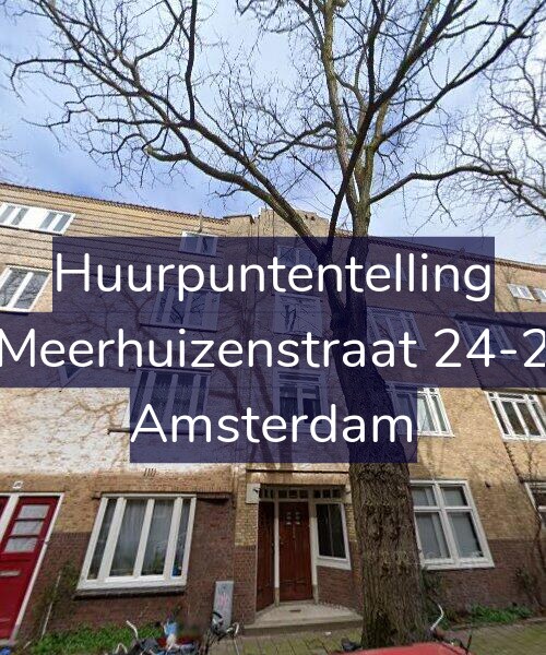 Foto gevel Huurpuntentelling voor Meerhuizenstraat 24-2, Amsterdam