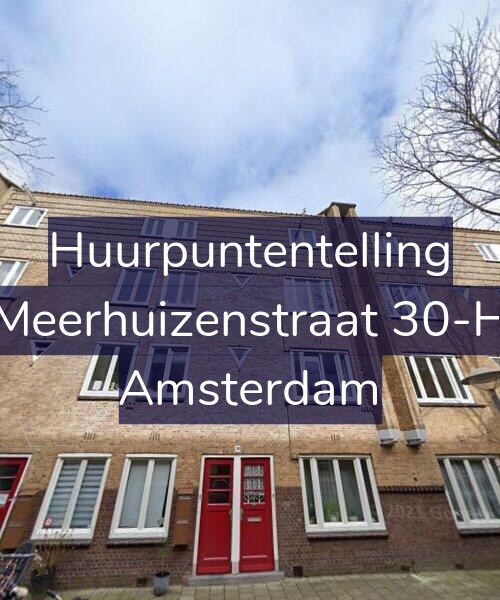 Foto gevel Huurpuntentelling voor Meerhuizenstraat 30-H, Amsterdam