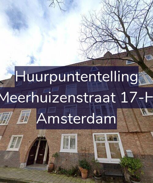Foto gevel Huurpuntentelling voor Meerhuizenstraat 17-H, Amsterdam