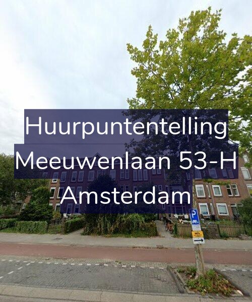 Foto gevel Huurpuntentelling voor Meeuwenlaan 53-H, Amsterdam