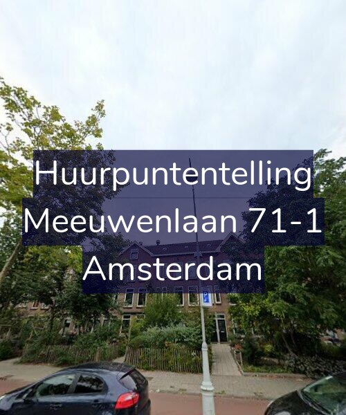 Foto gevel Huurpuntentelling voor Meeuwenlaan 71-1, Amsterdam