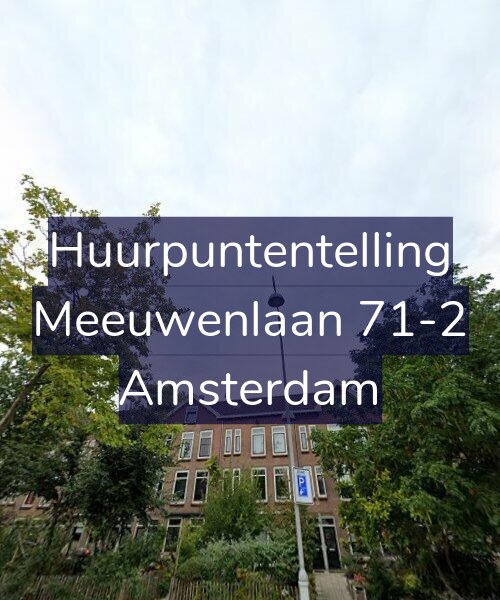 Foto gevel Huurpuntentelling voor Meeuwenlaan 71-2, Amsterdam