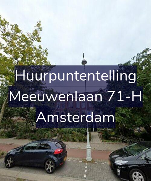Foto gevel Huurpuntentelling voor Meeuwenlaan 71-H, Amsterdam