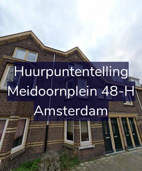 Foto gevel Huurpuntentelling voor Meidoornplein 48-H, Amsterdam
