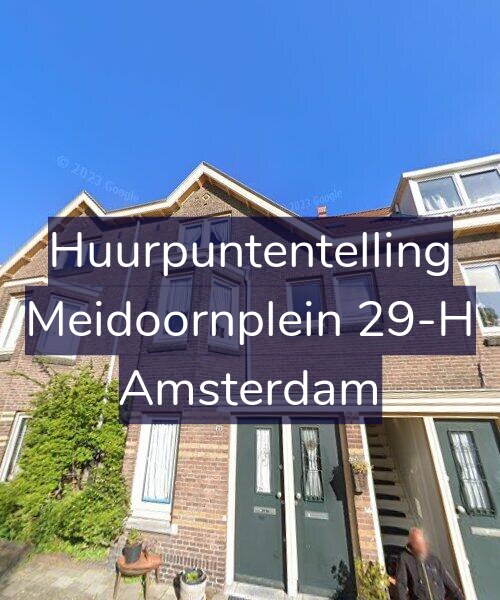 Foto gevel Huurpuntentelling voor Meidoornplein 29-H, Amsterdam