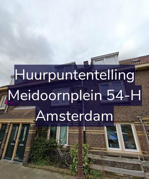Foto gevel Huurpuntentelling voor Meidoornplein 54-H, Amsterdam
