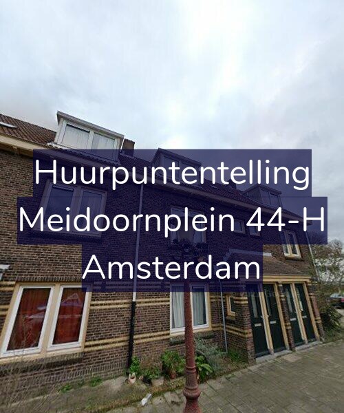 Foto gevel Huurpuntentelling voor Meidoornplein 44-H, Amsterdam