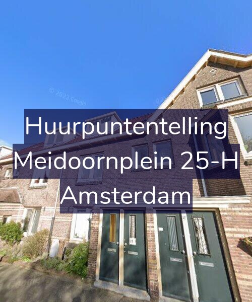 Foto gevel Huurpuntentelling voor Meidoornplein 25-H, Amsterdam