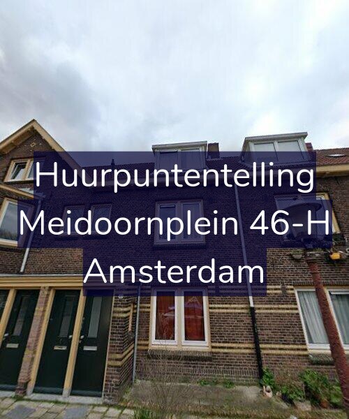 Foto gevel Huurpuntentelling voor Meidoornplein 46-H, Amsterdam