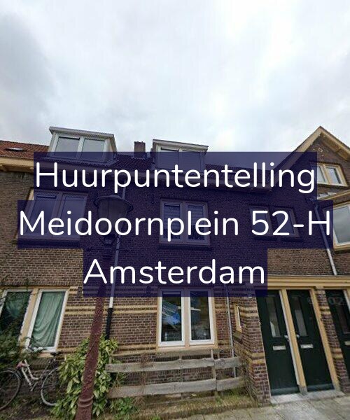 Foto gevel Huurpuntentelling voor Meidoornplein 52-H, Amsterdam