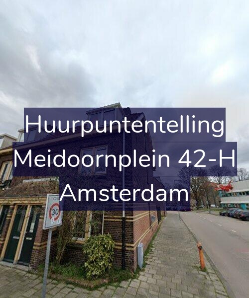 Foto gevel Huurpuntentelling voor Meidoornplein 42-H, Amsterdam