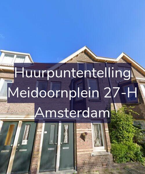 Foto gevel Huurpuntentelling voor Meidoornplein 27-H, Amsterdam