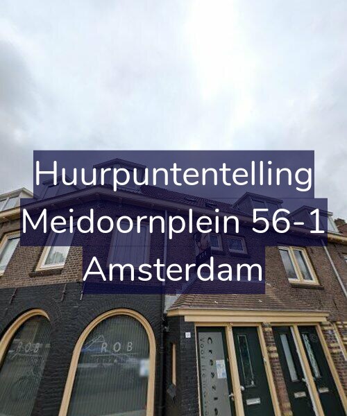 Foto gevel Huurpuntentelling voor Meidoornplein 56-1, Amsterdam
