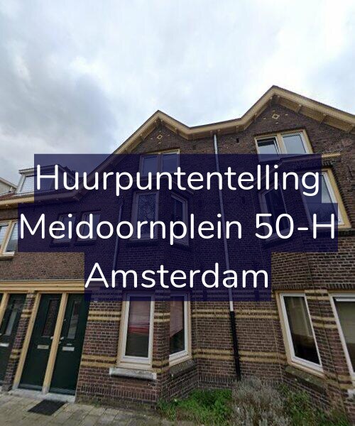 Foto gevel Huurpuntentelling voor Meidoornplein 50-H, Amsterdam