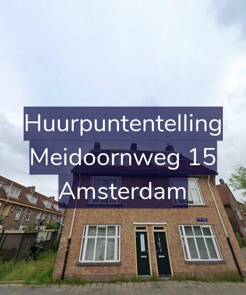 Foto gevel Huurpuntentelling voor Meidoornweg 15, Amsterdam