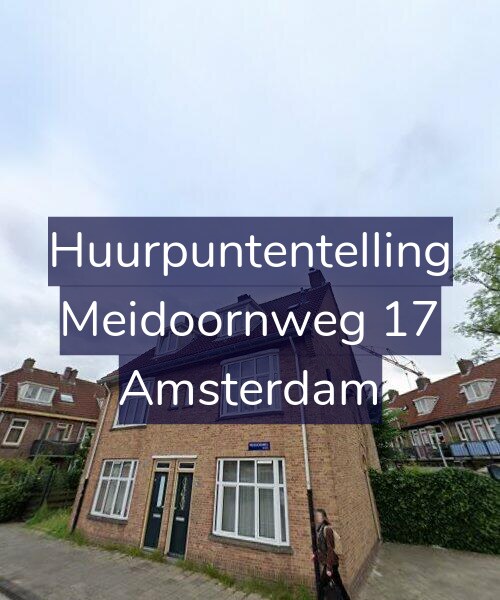 Foto gevel Huurpuntentelling voor Meidoornweg 17, Amsterdam
