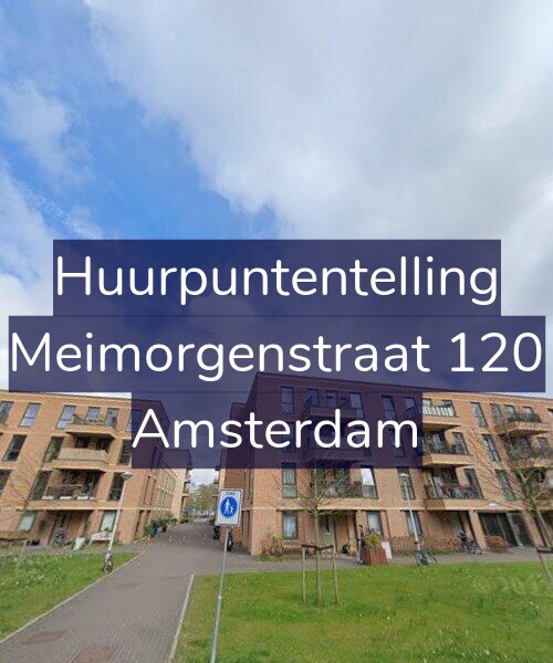Foto gevel Huurpuntentelling voor Meimorgenstraat 120, Amsterdam