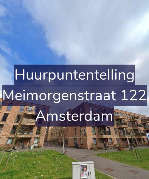 Foto gevel Huurpuntentelling voor Meimorgenstraat 122, Amsterdam