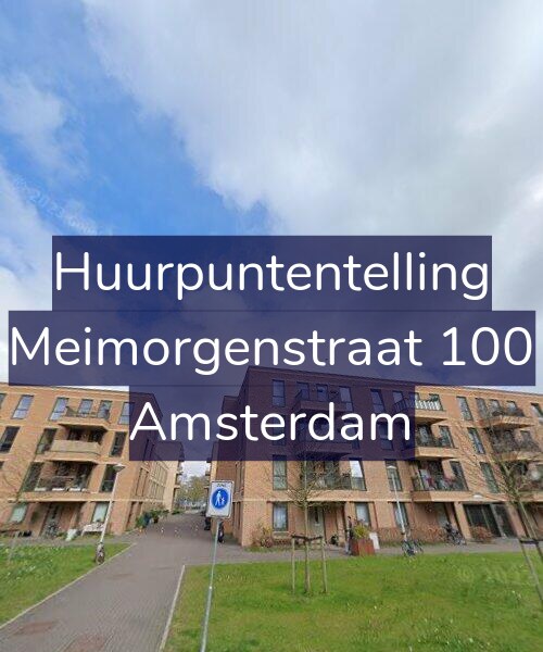 Foto gevel Huurpuntentelling voor Meimorgenstraat 100, Amsterdam