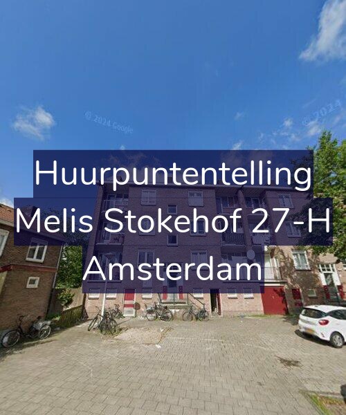Foto gevel Huurpuntentelling voor Melis Stokehof 27-H, Amsterdam