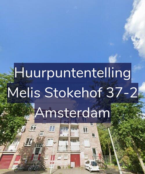 Foto gevel Huurpuntentelling voor Melis Stokehof 37-2, Amsterdam