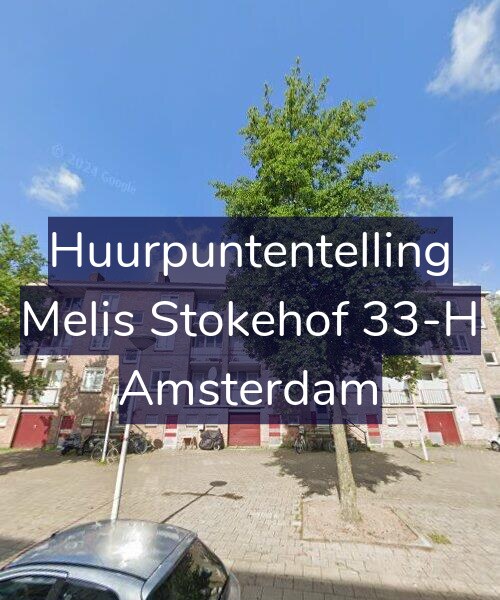 Foto gevel Huurpuntentelling voor Melis Stokehof 33-H, Amsterdam
