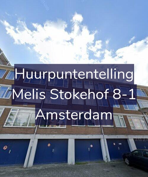 Foto gevel Huurpuntentelling voor Melis Stokehof 8-1, Amsterdam