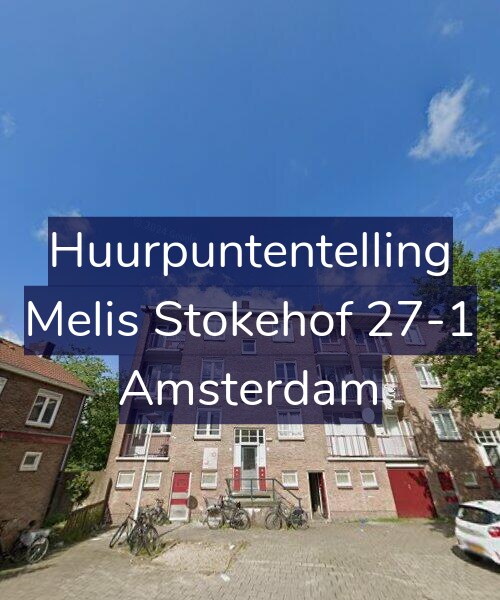 Foto gevel Huurpuntentelling voor Melis Stokehof 27-1, Amsterdam