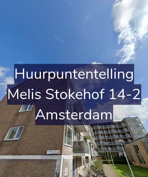 Foto gevel Huurpuntentelling voor Melis Stokehof 14-2, Amsterdam