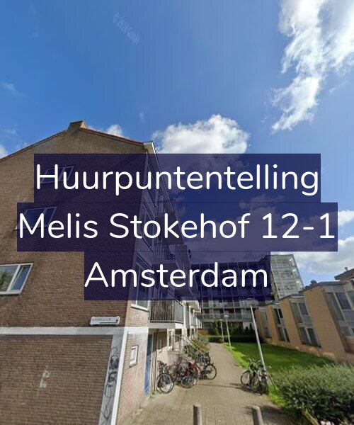 Foto gevel Huurpuntentelling voor Melis Stokehof 12-1, Amsterdam