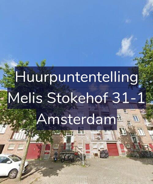 Foto gevel Huurpuntentelling voor Melis Stokehof 31-1, Amsterdam