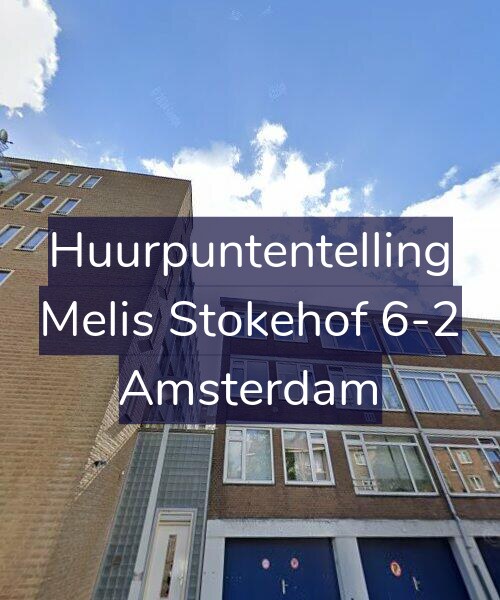 Foto gevel Huurpuntentelling voor Melis Stokehof 6-2, Amsterdam
