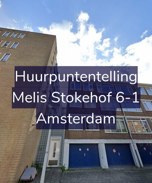 Foto gevel Huurpuntentelling voor Melis Stokehof 6-1, Amsterdam