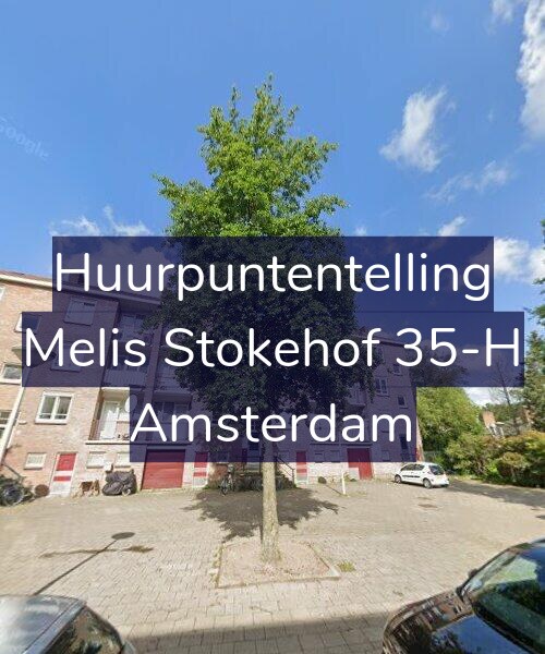 Foto gevel Huurpuntentelling voor Melis Stokehof 35-H, Amsterdam