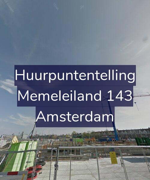 Foto gevel Huurpuntentelling voor Memeleiland 143, Amsterdam