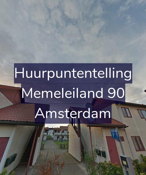 Foto gevel Huurpuntentelling voor Memeleiland 90, Amsterdam