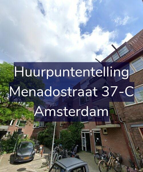 Foto gevel Huurpuntentelling voor Menadostraat 37-C, Amsterdam